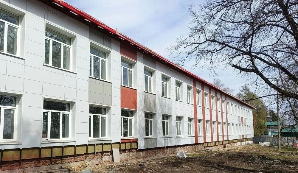 Работы по капремонту «Радумльского Лицея – интерната» в Солнечногорске завершены на 33%