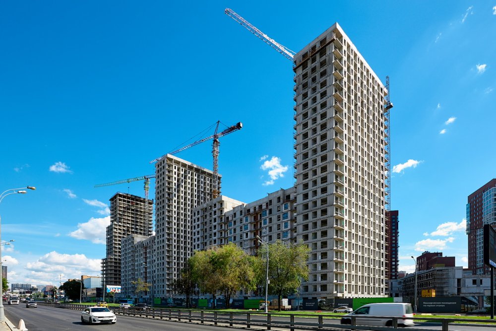 Жилой комплекс на Рязанском проспекте полностью выполнен в монолите