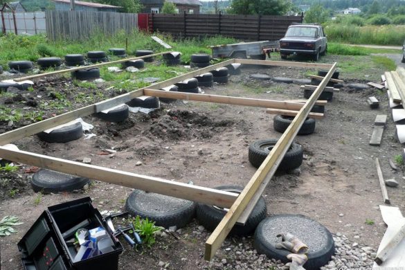 Как подготовить основание под автомобильный навес