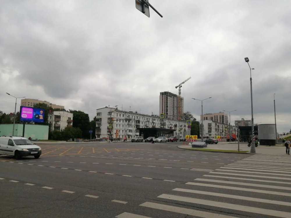 Две выделенные полосы появятся на пересечении Ленинградского и Волоколамского шоссе