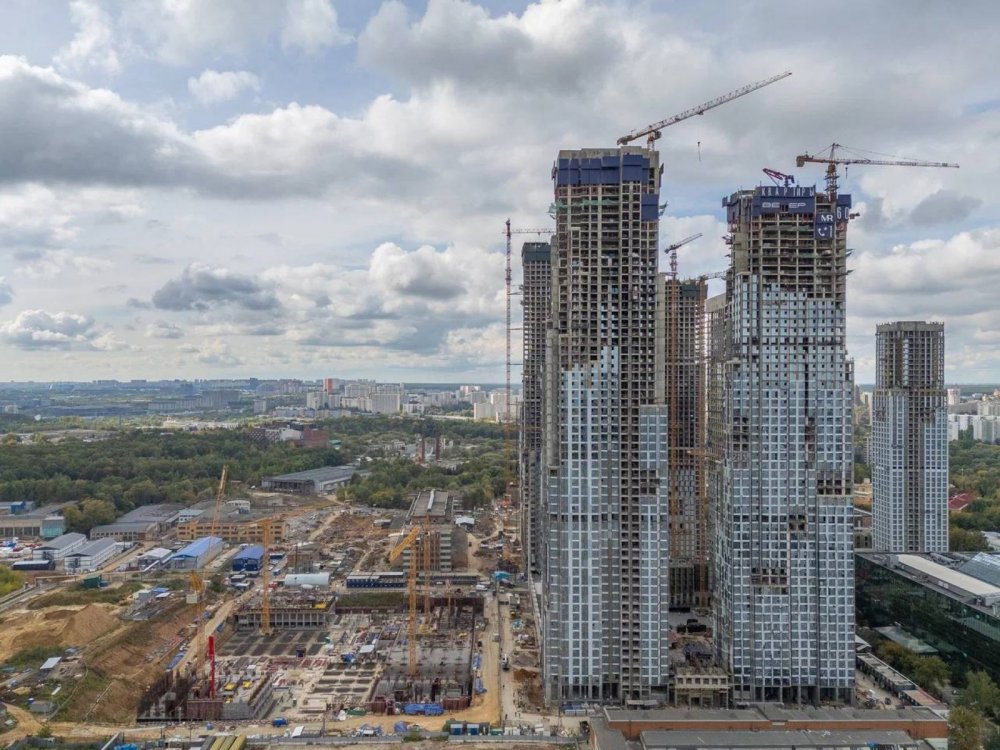 В Можайском районе готов монолит первой очереди жилого комплекса